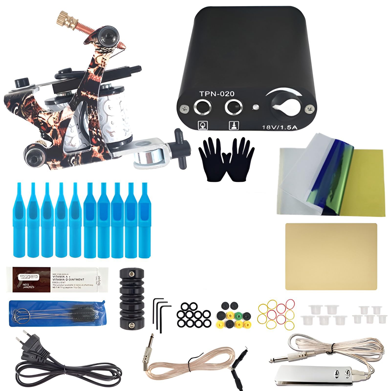 MAYCREATE Rotary Tattoo Machine Full Kit Coil Tattoo Machine Tattoo Shader & Liner Machine Tool Body Tattoo Machine Coil Machine Liner Coils Tattoo Machine for Beginners Starters Tattoo MAYCREATE Rotary Tattoo Machine Full Kit Coil Tattoo Machine Tattoo Shader & Liner Machine Tool Body Tattoo Machine Coil Machine Liner Coils Tattoo Machine for Beginners Starters Tattoo